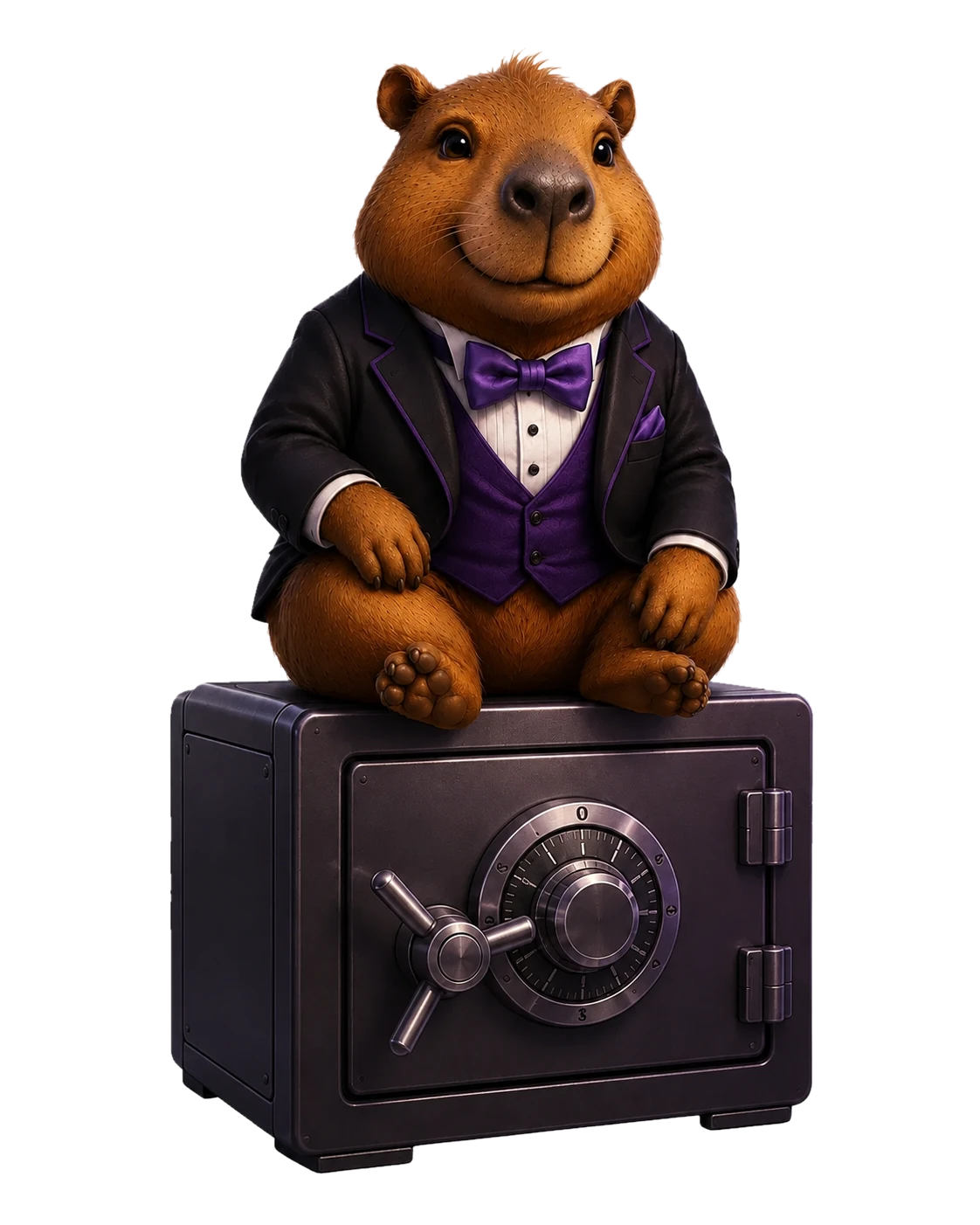 Capivara protegendo a privacidade